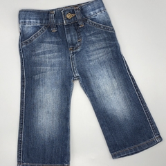 Segunda Selección - Jeans Paula Chen D Anvers Talle 6 meses azul localizado costura marrón (39 cm largo) - comprar online