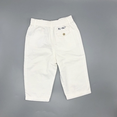 Segunda Selección - Pantalón Polo Ralph Lauren Talle 9 meses gabardina blanca - Largo 40cm en internet