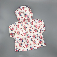 Segunda Selección - Rompevientos Minimimo Talle M (6-9 meses) blanco flores rosa azul (interior algodón) en internet