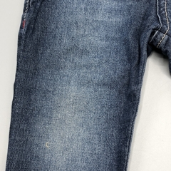 Segunda Selección - Jeans Minimimo Talle XL (12-18 meses) azul oscuro abotonado localizado (40 cm largo)