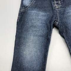 Segunda Selección - Jeans Minimimo Talle XL (12-18 meses) azul oscuro abotonado localizado (40 cm largo) - comprar online