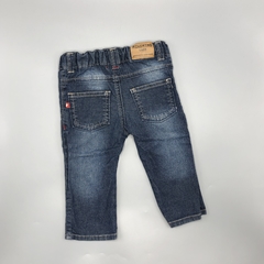 Segunda Selección - Jeans Minimimo Talle XL (12-18 meses) azul oscuro abotonado localizado (40 cm largo) en internet