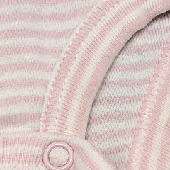 Segunda Selección - Body Carters Talle NB (0 meses) algodón rayas blanco rosa