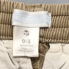 Segunda Selección - Pantalón Old Navy Talle 0-3 meses beige gabardina - Largo 30cm - Baby Back Sale SAS