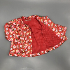 Saco Minimimo Talle M (6-9 meses) rompeviento rojo flores rosa interior algodón lunares en internet