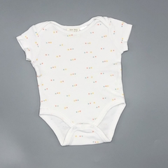 Body Zara Talle 1-3 meses blanco - lunares de colores