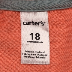Segunda Selección - Chaleco Carters Talle 18 meses algodón naranja fluor bordado LOVE (sin frisa) - Baby Back Sale SAS