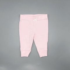 Legging Carters Talle 3 meses algodón rosa moño (27 cm largo) -1