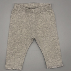 Legging Baby GAP Talle 0-3 meses algodón gris jaspeado puntilla (30 cm largo) - comprar online