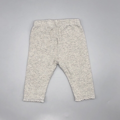 Legging Baby GAP Talle 0-3 meses algodón gris jaspeado puntilla (30 cm largo) en internet