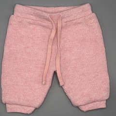 Jogging Baby Cottons Talle 3 meses algodón waffle rosa interior algodón copos nieve (28 cm largo) - comprar online
