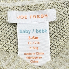 Saco Joe Fresh Talle 3-6 meses hilo beige brillos doredos tipo torera - Baby Back Sale SAS