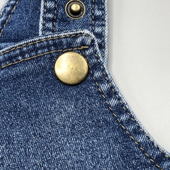 Imagen de Segunda Selección - Jumper pantalón Cheeky Talle S (3-6 meses) jean azul abotonado