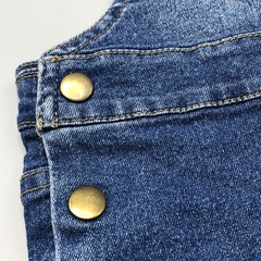 Segunda Selección - Jumper pantalón Cheeky Talle S (3-6 meses) jean azul abotonado