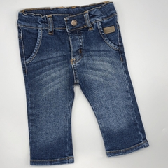 Segunda Selección - Jeans Minimimo Talle S (3-6 meses) azul localizado bolsillo (33 cm largo) - comprar online
