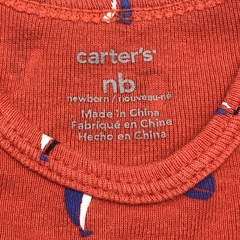 Segunda Selección - Body Carters Talle NB (0 meses) algodón rojo barquitos en internet