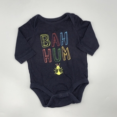 Body Baby GAP Talle 0-3 meses algodón azul oscuro BAH-HUM