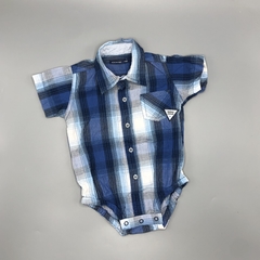 Camisa body Minimimo Talle M (6 meses) cuadrillé azul