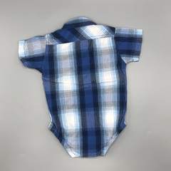 Camisa body Minimimo Talle M (6 meses) cuadrillé azul en internet