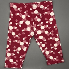 Segunda Selección - Legging Tommy Hilfiger Talle 6-9 meses algodón frucsia lunares (33 cm largo) - comprar online