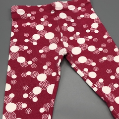 Segunda Selección - Legging Tommy Hilfiger Talle 6-9 meses algodón frucsia lunares (33 cm largo) - tienda online