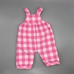Segunda Selección - Jumper pantalón Carters Talle NB (0 meses) lino cuadrillé rosa jirafita en internet