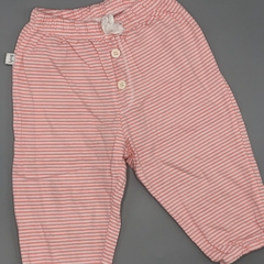 Segunda Selección - Legging Pandy Talle 4 (6-7 meses) algodón rayas rosa blanco botones (37 cm largo) - comprar online