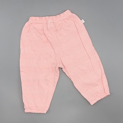 Segunda Selección - Legging Pandy Talle 4 (6-7 meses) algodón rayas rosa blanco botones (37 cm largo) en internet