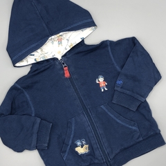 Segunda Selección - Campera Baby Cottons Talle 9 meses azul pirata - comprar online