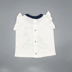 Remera Owoko Talle 1 (3 meses) algodón blanco en internet