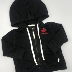 Segunda Selección - Campera Little Akiabara Talle 6 meses algodón negra Canada LAND BOYS (sin frisa) - comprar online