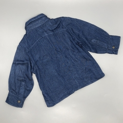 Segunda Selección - Camisa Broer Talle 12-18 meses fibrana fina simil jean azul en internet