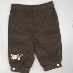 Pantalón Disney Talle 0-3 meses corderoy marrón - Largo 31cm - comprar online