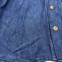 Imagen de Segunda Selección - Camisa Broer Talle 12-18 meses fibrana fina simil jean azul