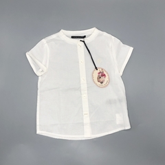 Segunda Selección - Camisola Little Akiabara Talle 12 meses fibrana color tiza