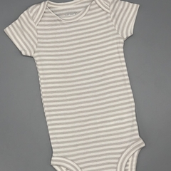 Segunda Selección - Body Carters Talle NB (0 meses) rayas grises blancas - comprar online