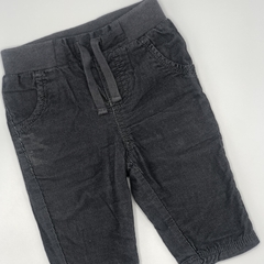 Pantalón OshKosh Talle 6 meses corderoy gris oscuro interior algodón (35 cm largo) - comprar online