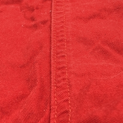 Imagen de Segunda Selección - Jumper short Minimimo Talle M (6-9 meses) gabardina rojo botones plateados