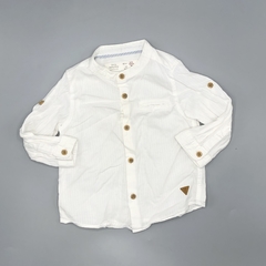 Camisa Zara Talle 3-6 meses blanca - rayas - botones