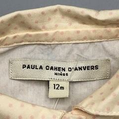 Camisa Paula Cahen D Anvers Talle 12 meses batista color manteca lunares - Baby Back Sale SAS