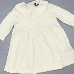 Segunda Selección - Vestido Little Akiabara Talle 9 meses color manteca - comprar online