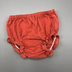 Segunda Selección - Vestido Baby Cottons Talle 3 meses corderoy rojo ladrillo (con bombachudo) - tienda online