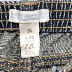 Jeans Old Navy Talle 6-12 meses azul desgastado costura beige (38 cm largo) - Baby Back Sale SAS