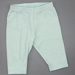 Legging Carters Talle 0-3 meses algodón celeste lunares blancos (27 cm largo) - comprar online