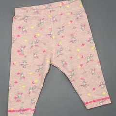 Legging Minimimo Talle 3 meses rosa conejos - Largo 30cm - comprar online