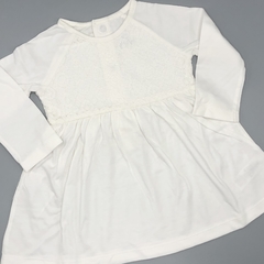 Vestido NUEVO Carters Talle 9 meses blanco - broderie - comprar online