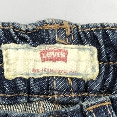 Jeans Levis Talle 6-9 meses azul verdoso localizado costuras beige (35 cm largo) - Baby Back Sale SAS