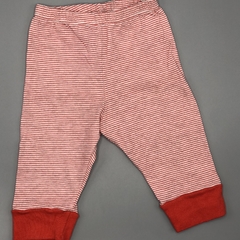 Legging Grisino Talle 1-3 meses rayas rojas blancas - Largo 30cm - comprar online