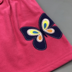 Imagen de Segunda Selección - Vestido Carters Talle 12 meses micropolar fucsia mariposa bordada