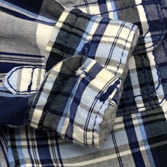 Imagen de Segunda Selección - Camisa Tommy Hilfiger Talle 3-6 meses cuadrillé azul blanco (interior algodón)